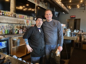 Brian Jackson, the pub’s manager, and head chef Kevin Evans are working together to create a more upscale menu for the restaurant that will attract young professionals.