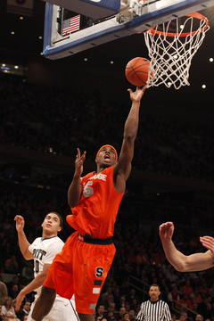 C.J. Fair attempts to make a basket.