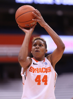 Carmen Tyson-Thomas resumed her role of proving a spark for Syracuse off the bench. Tyson-Thomas scored 10 points and grabbed eight rebounds in the Orange's season-opening win over Fairleigh Dickinson on Sunday. 