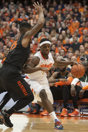 C.J. Fair has started slow in No. 2 Syracuse's first two Atlantic Coast Conference games. On Saturday against North Carolina, it will be important for him to come out of the gate hot. 