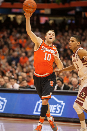 Jim Boeheim isn't focusing on his team's 25-0 start. Instead, he's focusing on how SU can play better going forward. 