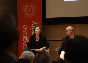 At the Campus Framework open forum, the audience raised questions Potential changes to South Campus and university housing requirements. 