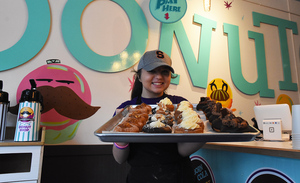 Izabella Valenti remembered working the cash register at Glazed & Confused's Taste of Syracuse event, where the doughnut shop was based before it had a storefront location.