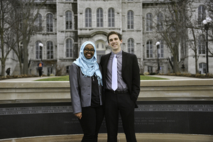 Salih and Rosenblum have yet to directly address the the student body about Theta Tau.