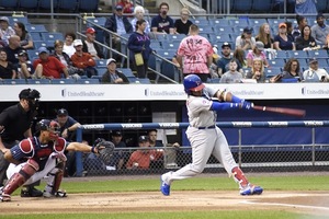 Guerrero Jr. is known for his exceptional hitting ability. He says his pregame routine is simple: “Not many” swings in the cage, then he’s ready.
