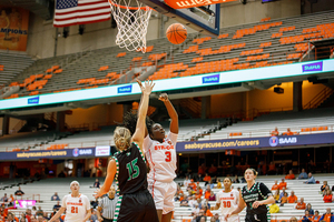 Djaldi-Tabdi averaged 17 points and 9.5 rebounds in two Orange wins this past week.