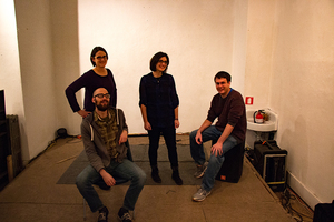 (Left to right) Jeff White, Jill Tibbett, Lauren Esposito and Phil Gross are members of the Syracuse Improv Collective, a local troupe specializing in improv comedy.