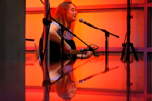 Allie Westbrook performed at the Jab Music & Art Series’ debut concert.