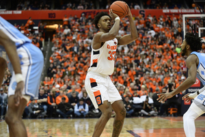 Elijah Hughes scored a season-high 33 points against Georgia Tech on Dec. 7