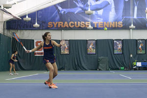 Miranda Ramirez was the only player to secure a point for Syracuse.