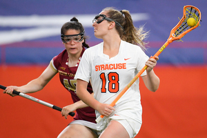 Meaghan Tyrrell scored seven points against Louisville.