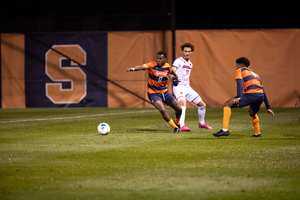 Abdi Salim helped SU earn a 2-0 win over Iona in his first competitive game since tearing his ACL 18 months ago.