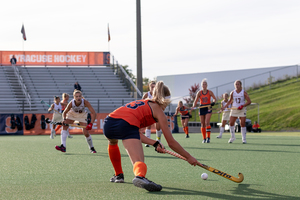 The Orange tallied ten penalty corners while the Cardinal only attempted one in their 4-0 win. 