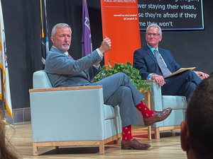 Congressman John Katko gave his farewell address on Monday night. His speech focused on appreciation for his staff and his commitment to remaining bipartisan.