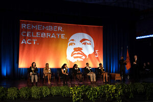 Syracuse University honors Candice Ogbu, Thomas Wilson, Nichole Henry, Trinity Brumfield, Camille Ogden and Oceanna Fair as recipients of the 2023 Unsung Heroes Award.