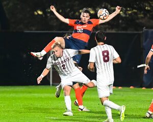 Nicholas Kaloukian scored the lone goal in No. 18 Syracuse's 1-0 win over Colgate. 