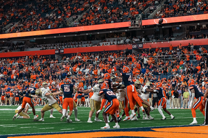 SU had a field goal blocked, a punt blocked and failed to recover a Georgia Tech onside kick despite defeating the Yellow Jackets 31-28.