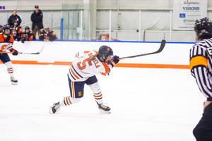 Bryn Saarela’s first career hat trick and Robert Morris’ five committed penalties led to Syracuse’s 4-1 win.