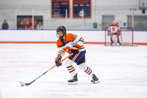 Syracuse was swept by No. 4 Minnesota Duluth, suffering a 2-1 loss Friday after falling 6-2 on Thursday. SU is 0-9 against ranked opponents.