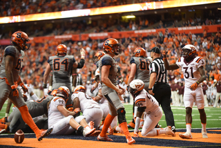 Dungey has rushed 104 times this season for 235 yards. He nearly doubled his season total and had just 129 yards rushing coming into the game. 