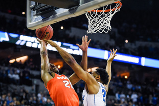 The Duke defense was somewhat strong, but SU shot 49 percent from the field. 