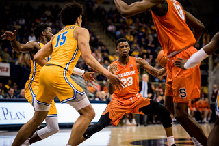 Senior point guard Frank Howard scored 15 points and grabbed four steals, setting up the offense to score more than 60 points.