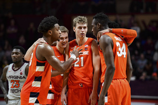 Entering Saturday's game, Syracuse had a 7.8% chance to make the NCAA Tournament.